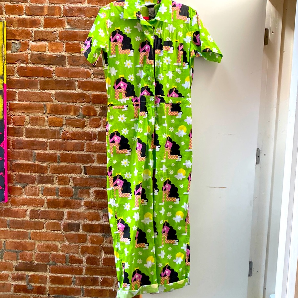 NOOWORKS overalls checkered ladies